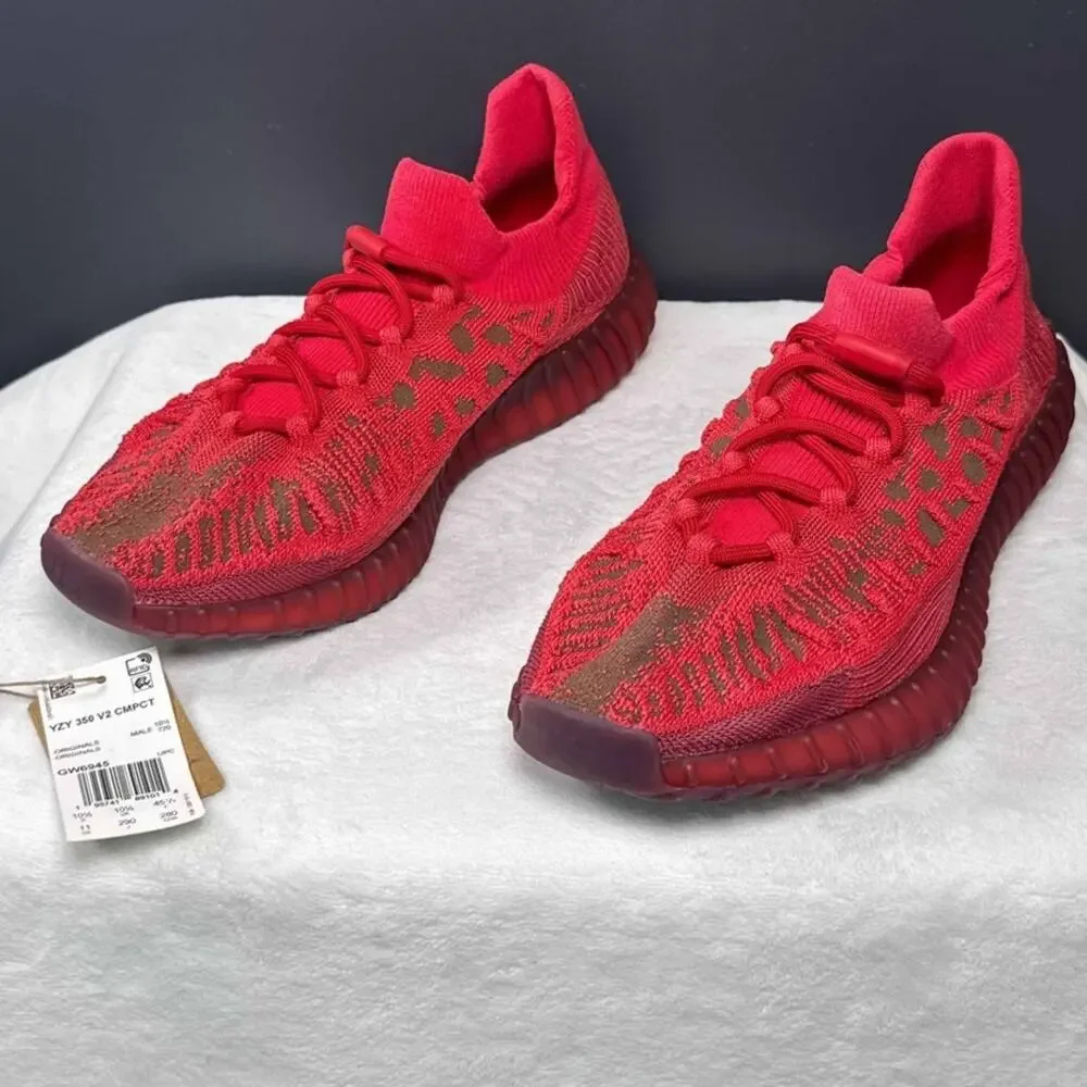 Yeezy Boost 350 V2 CMPCT ‘Slate Red’ | GW6945 | 11M | OG All